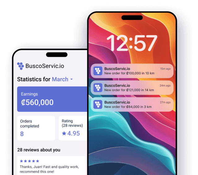 Receive orders at convenient locations of your choice